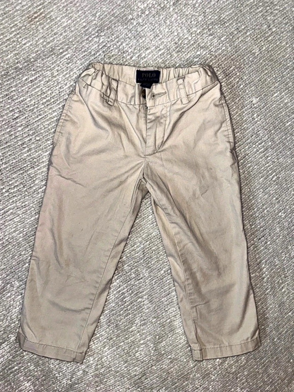 Polo Ralph Lauren Toddler Boys Cotton Stretch Chino Pants 2T Beige